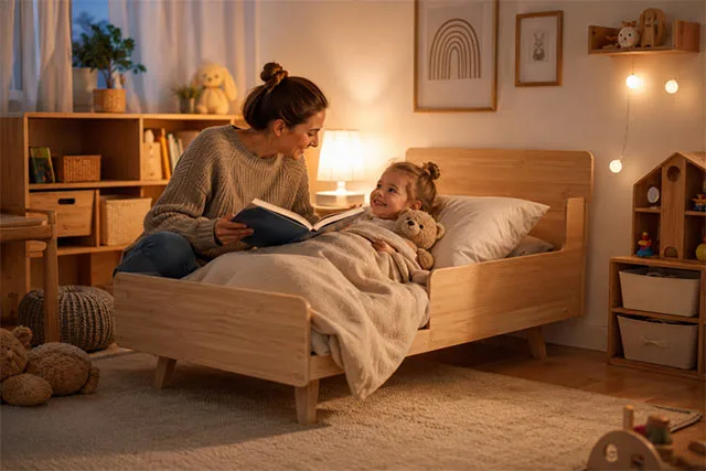 Comment accompagner l’enfant lors du passage à sa première chambre individuelle