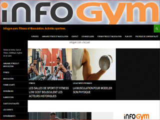 InfoGym, le webzine dédié à la musculation et au fitness InfoGym, le webzine dédié à la musculation et au fitness