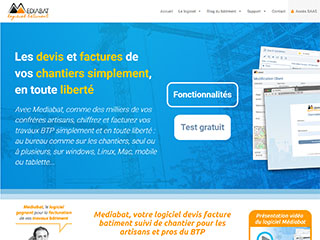 Mediabat, logiciel devis facture batiment Mediabat, logiciel devis facture batiment