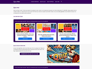 QuizMoi.fr : le plaisir de la culture générale en quiz